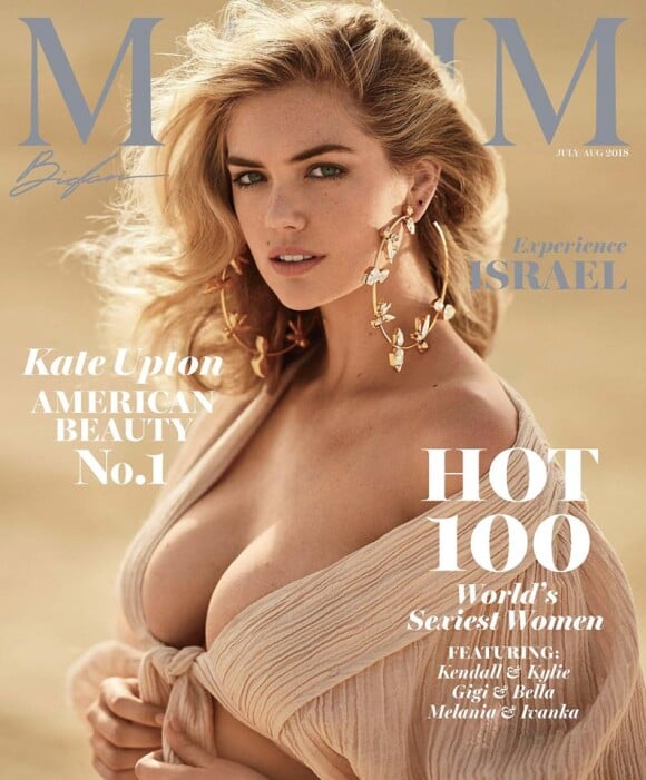 Kate Upton en couverture de Maxim. Numéro de juillet/août 2018.
