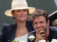 Caroline Receveur très enceinte et complice avec son chéri Hugo à Roland-Garros