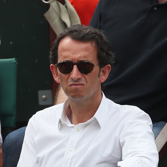 Alexandre Bompard, président-directeur général du Groupe Carrefour dans les tribunes des Internationaux de France de Tennis de Roland Garros à Paris, le 10 juin 2018. © Dominique Jacovides - Cyril Moreau/Bestimage