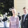 Karolin A. Johansson et Lars-Erik Tindre - Baptême de la princesse Adrienne de Suède à Stockholm au palais de Drottningholm en Suède le 8 juin 2018