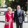 Ulla Lofven et son mari le premier ministre Stefan Lofven - Baptême de la princesse Adrienne de Suède à Stockholm au palais de Drottningholm en Suède le 8 juin 2018