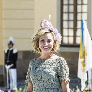 Ebba Busch Thor - Baptême de la princesse Adrienne de Suède à Stockholm au palais de Drottningholm en Suède le 8 juin 2018