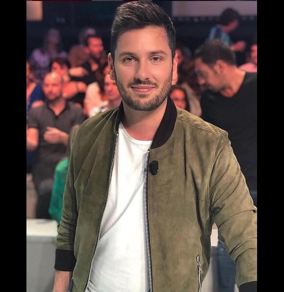 Maxime Guény sur le plateau de "Touche pas à mon poste" - juin 2018, Instagram