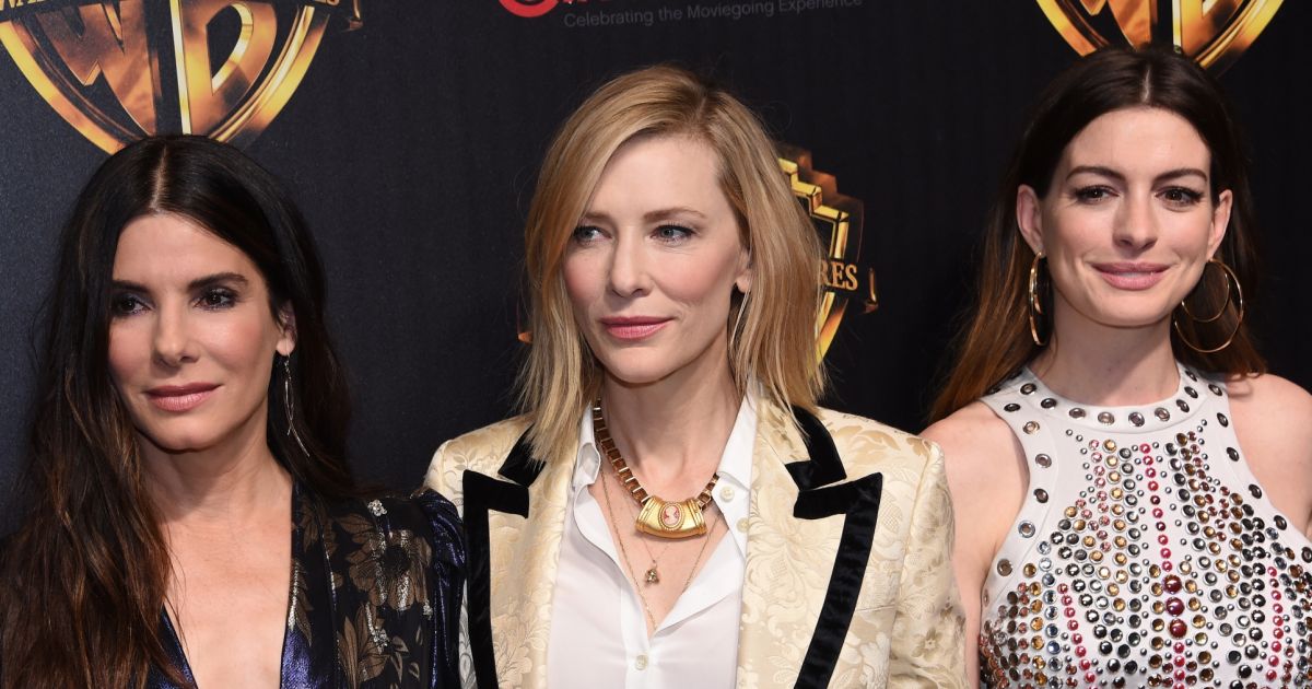 Sandra Bullock, Cate Blanchett, Anne Hathaway à la soirée Warner Bros