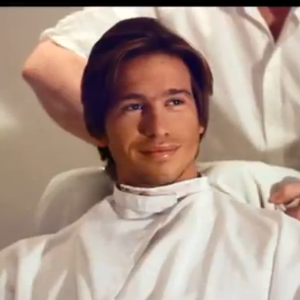 Mickaël Vendetta et Annaëlle dans un film publicitaire pour le coiffeur Chrisland : tout un programme !