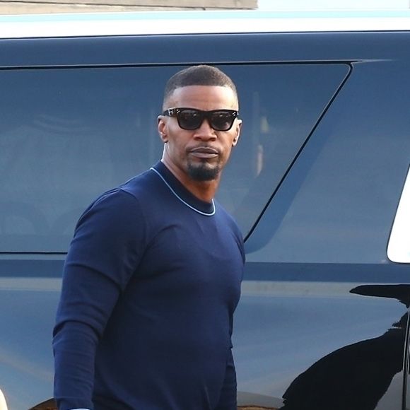 Exclusif - Jamie Foxx et Kristin Grannis emmènent leur fille Annalise au concert de Taylor Swift à Pasadena, le 19 mai 2018.