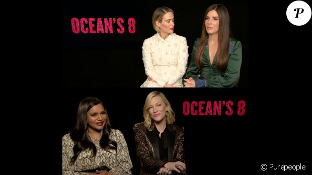Interview exclusive avec Sandra Bullock, Sarah Paulson, Cate Blanchett et Mindy Kaling pour le film Ocean&#039;s 8.