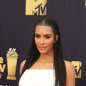 Kim Kardashian West - Les célébrités posent lors du photocall de la soirée des "MTV Movie And TV Awards" à Santa Monica le 16 juin 2018.