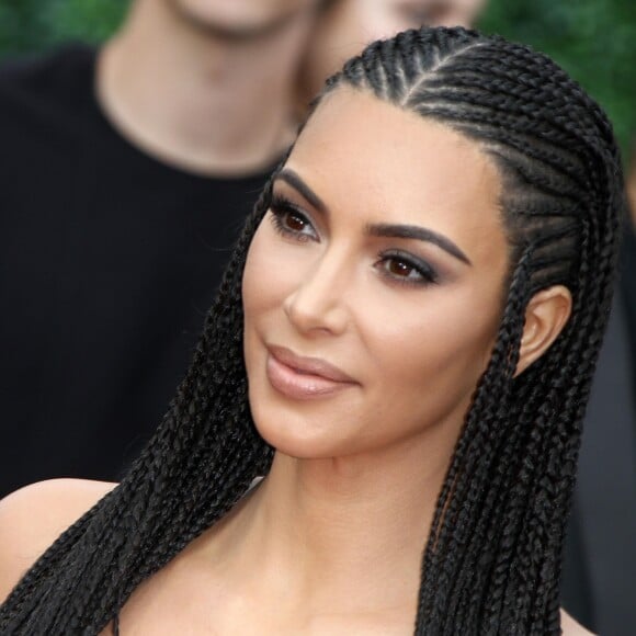 Kim Kardashian - Les célébrités posent lors du photocall de la soirée des "MTV Movie And TV Awards" à Santa Monica le 16 juin 2018.