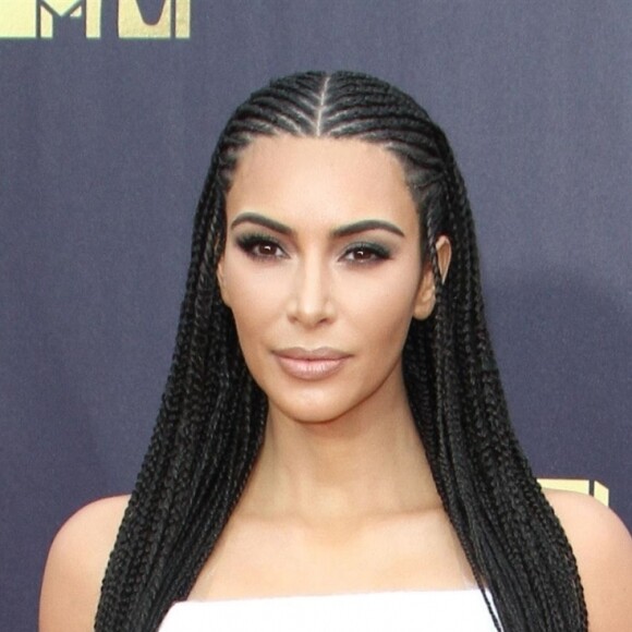 Kim Kardashian - Les célébrités posent lors du photocall de la soirée des "MTV Movie And TV Awards" à Santa Monica le 16 juin 2018.