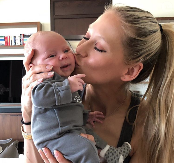 Anna Kournikova et l'un de ses bébés - Instagram, 16 janvier 2018