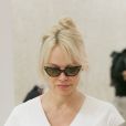 Exclusif - Pamela Anderson arrive à l'aéroport de JFK à New York, le 4 juin 2018