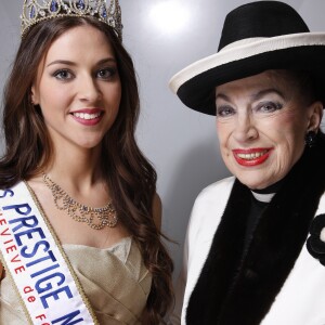 Archive - Portrait de Geneviève de Fontenay et Margaux Deroy miss prestige National le 12 février 2015.