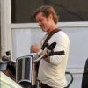 Exclusif - Brad Pitt - Le casting du futur film de Q.Tarantino, "Il était une fois à Hollywood", se réunit pour une lecture discrète dans le quartier de West Hollywood, à Los Angeles, Californie, Etats-Unis, le 6 juin 2018.