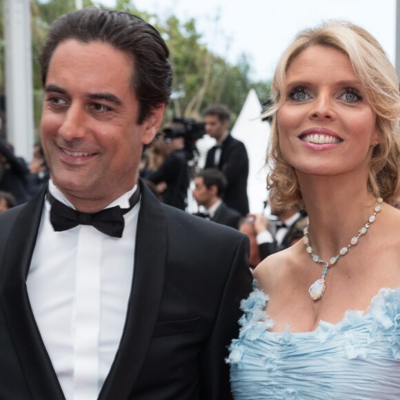 Sylvie Tellier (enceinte) et son mari Laurent - Montée des marches du film " Plaire, aimer et courir vite " lors du 71ème Festival International du Film de Cannes. Le 10 mai 2018 © Borde-Jacovides-Moreau/Bestimage