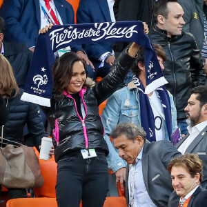 Valérie Bègue et Dylan Deschamps lors du match de coupe du monde opposant la France au Pérou au stade Ekaterinburg à Yekaterinburg, Russie, le 21 juin 2018. La France a gagné 1-0. © Cyril Moreau/Bestimage