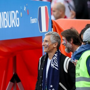 Nagui lors du match de coupe du monde opposant la France au Pérou au stade Ekaterinburg à Yekaterinburg, Russie, le 21 juin 2018. La France a gagné 1-0. © Cyril Moreau/Bestimage