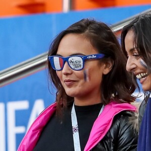 Valérie Begue, Leïla Kaddour-Boudadi lors du match de coupe du monde opposant la France au Pérou au stade Ekaterinburg à Yekaterinburg, Russie, le 21 juin 2018. La France a gagné 1-0. © Cyril Moreau/Bestimage