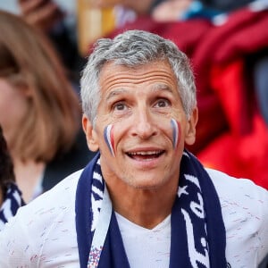 Nagui lors du match de coupe du monde opposant la France au Pérou au stade Ekaterinburg à Yekaterinburg, Russie, le 21 juin 2018. La France a gagné 1-0. © Cyril Moreau/Bestimage