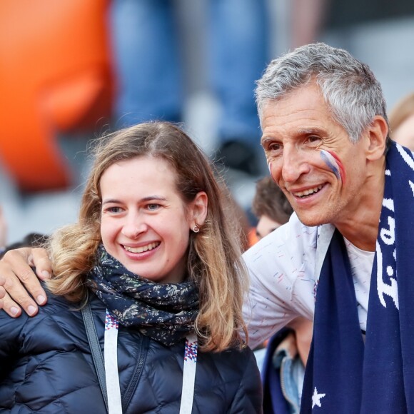 Nagui lors du match de coupe du monde opposant la France au Pérou au stade Ekaterinburg à Yekaterinburg, Russie, le 21 juin 2018. La France a gagné 1-0. © Cyril Moreau/Bestimage