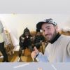 Jérémy Chatelain et sa chérie Julie lors de la baby shower en attendant l'arrivée de leur petit garçon, le 29 avril 2018.
