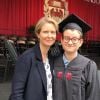 Cynthia Nixon pose avec son fils Samuel. Juin 2018