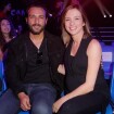 Maxim Nucci et Isabelle Ithurburu très enceinte devant Yannick Noah in love