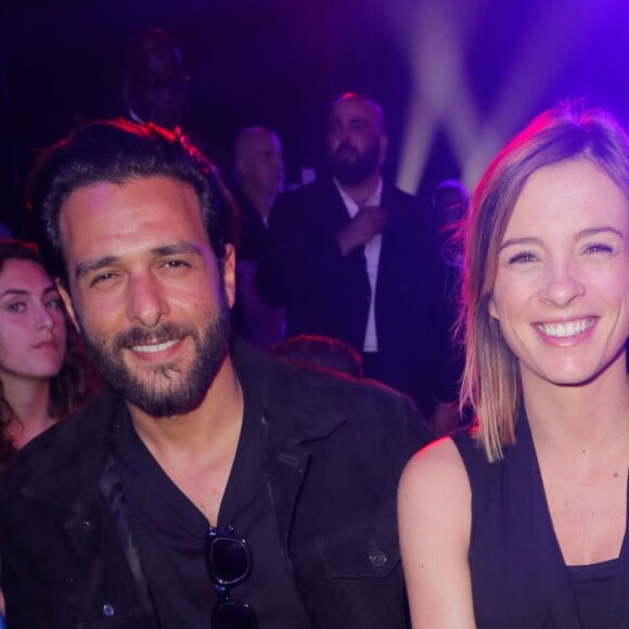 Maxim Nucci (Yodelice) et sa compagne enceinte Isabelle Ithurburu - Maxim Nucci (Yodelice) et sa compagne enceinte Isabelle Ithurburu assistent au match de boxe de Tony Yoka au palais des sports de Paris, le 23 juin 2018 © Veeren-CVS/Bestimage