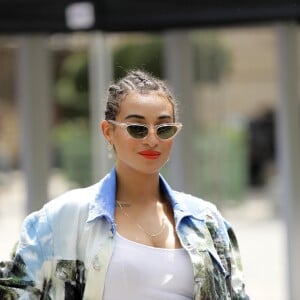 Camélia Jordana au défilé de mode Balmain homme collection printemps-été 2019 lors de la fashion week à Paris le 24 juin 2018 © Veeren/CVS/Bestimage