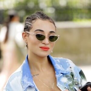 Camélia Jordana au défilé de mode Balmain homme collection printemps-été 2019 lors de la fashion week à Paris le 24 juin 2018 © Veeren/CVS/Bestimage