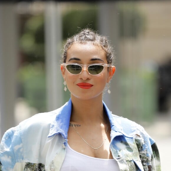 Camélia Jordana au défilé de mode Balmain homme collection printemps-été 2019 lors de la fashion week à Paris le 24 juin 2018 © Veeren/CVS/Bestimage