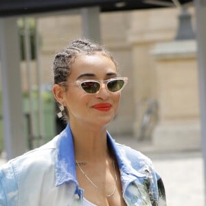 Camélia Jordana au défilé de mode Balmain homme collection printemps-été 2019 lors de la fashion week à Paris le 24 juin 2018 © Veeren/CVS/Bestimage