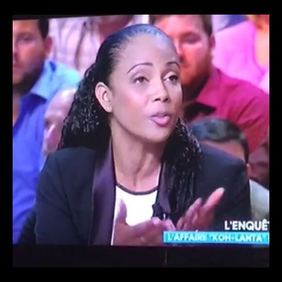 Christine Kelly sur le plateau de Touche pas à mon poste - Instagram, 2018