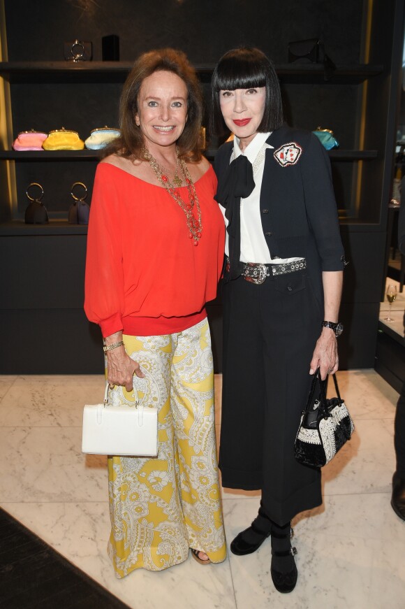 Exclusif - Eléonore de La Rochefoucauld et Chantal Thomass à la soirée d'inauguration de la nouvelle boutique "Pellegrino" à Paris.