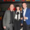 Exclusif - Renaud Pellegrino (fondateur et directeur de Pellegrino), Chantal Thomass et Jean-Claude Jitrois à la soirée d'inauguration de la nouvelle boutique "Pellegrino" à Paris, le 26 juin 2018.