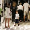 Exclusif - Matthew McConaughey en vacances en famille avec sa femme Camila Alves et leurs enfants sur l'ïle de Mykonos en Grèce le 23 juin 2018