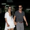 Matthew McConaughey et sa femme Camila Alves sont allés au cinéma en amoureux à Tribeca à New York, le 27 septembre 2017