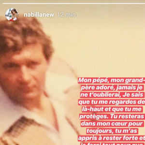 Nabilla Benattia rend hommage à son grand-père - Instagram, 13 juin 2018