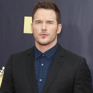 Chris Pratt - Les célébrités posent lors du photocall de la soirée des "MTV Movie And TV Awards" à Santa Monica le 16 juin 2018.