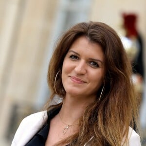 Marlène Schiappa, secrétaire d'Etat, chargée de l'Egalité des femmes et des hommes, au Palais de l'Elysée à Paris, France, le 16 avril 2018. © Dominique Jacovides/Bestimage