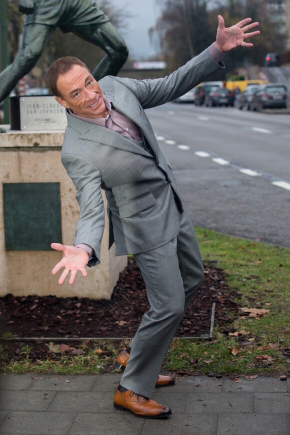 Jean-Claude Van Damme - Jean-Claude Van Damme fait la promotion de la série d'Amazon intitulée "Jean-Claude Van Johnson" à Bruxelles, le 15 décembre 2017.