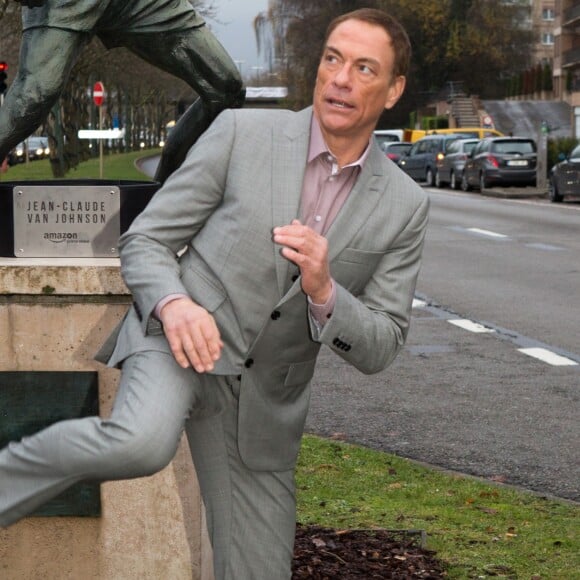 Jean-Claude Van Damme - Jean-Claude Van Damme fait la promotion de la série d'Amazon intitulée "Jean-Claude Van Johnson" à Bruxelles, le 15 décembre 2017.