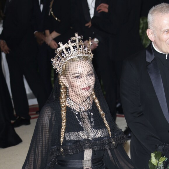 Jean Paul Gaultier et Madonna - Met Gala à New York, le 7 mai 2018. © Charles Guerin / Bestimage