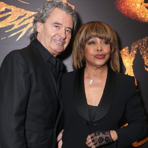 Tina Turner et son mari Erwin Bach - Présentation à la presse de la comédie musicale "Tina: The Tina Turner Musical" au théâtre Aldwych à Londres, Royaume Uni, le 17 avril 2018.