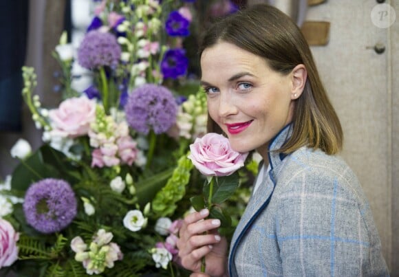 Victoria Pendleton à l'exposition florale de Chelsea à Londres le 22 mai 2017.
