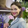 Victoria Pendleton à l'exposition florale de Chelsea à Londres le 22 mai 2017.
