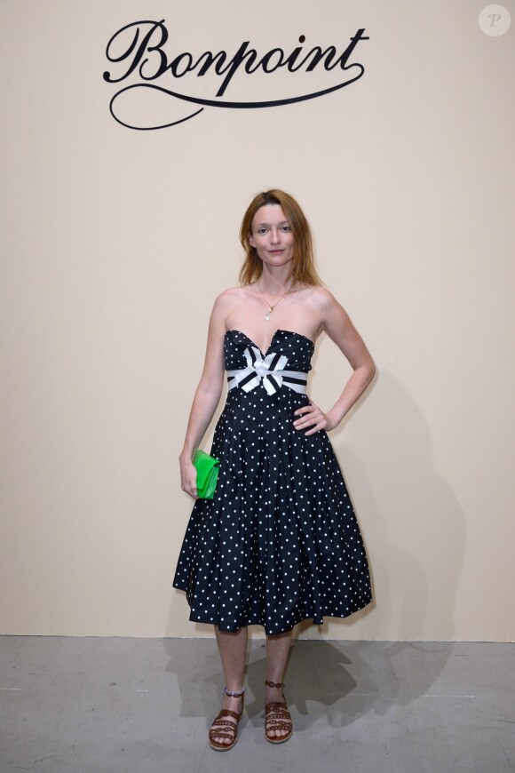 Audrey Marnay - Défilé Bonpoint printemps-été 2019 au Palais de Tokyo. Paris, le 4 juillet 2018.
