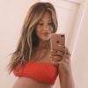 Caroline Receveur enceinte de son compagnon Hugo Philippe - Instagram, juin 2018