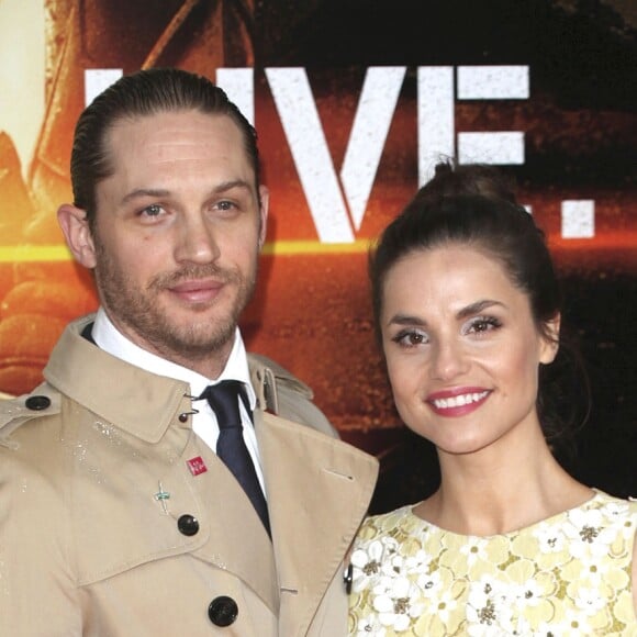 Tom Hardy, Charlotte Riley lors de la première mondiale du film "Edge of Tomorrow" à Londres, le 27 mai 2014.