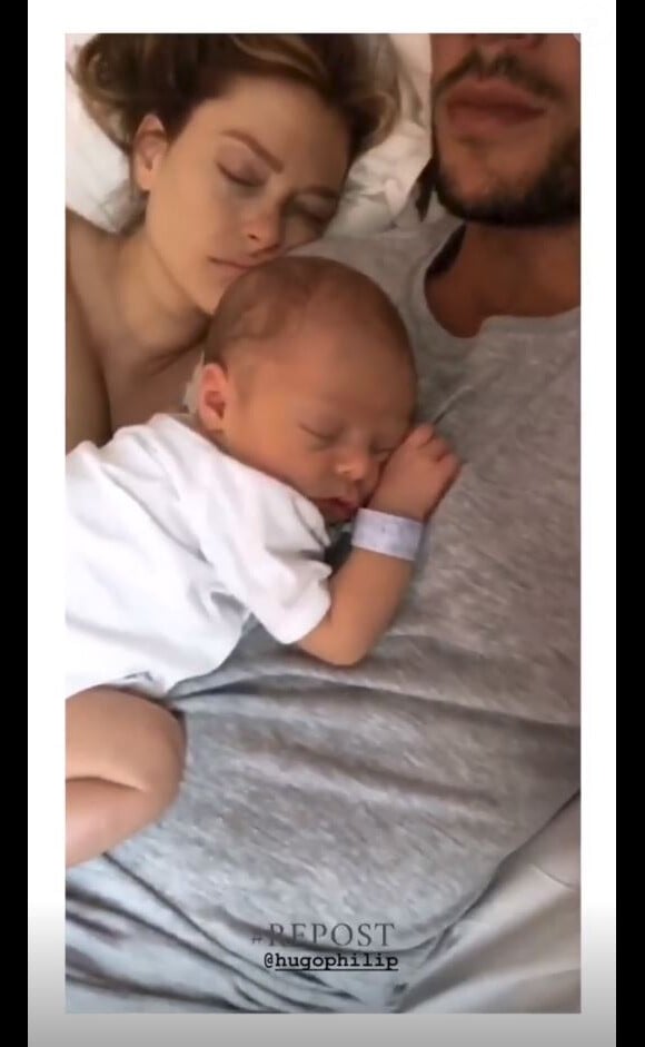 Caroline Receveur et Hugo Philip, jeunes parents du petit Marlon - Instagram 6 juillet 2018